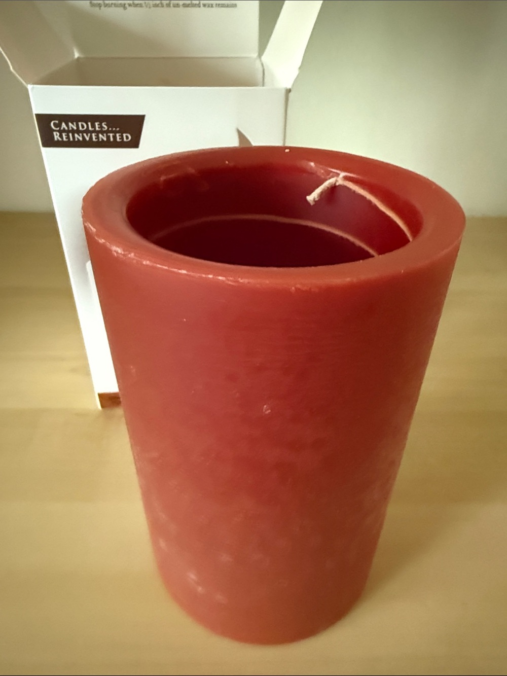 NIB Large Spiral Light Candles - Gingered Pumpkin